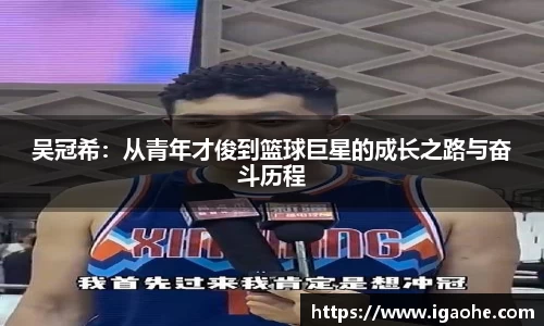 吴冠希：从青年才俊到篮球巨星的成长之路与奋斗历程